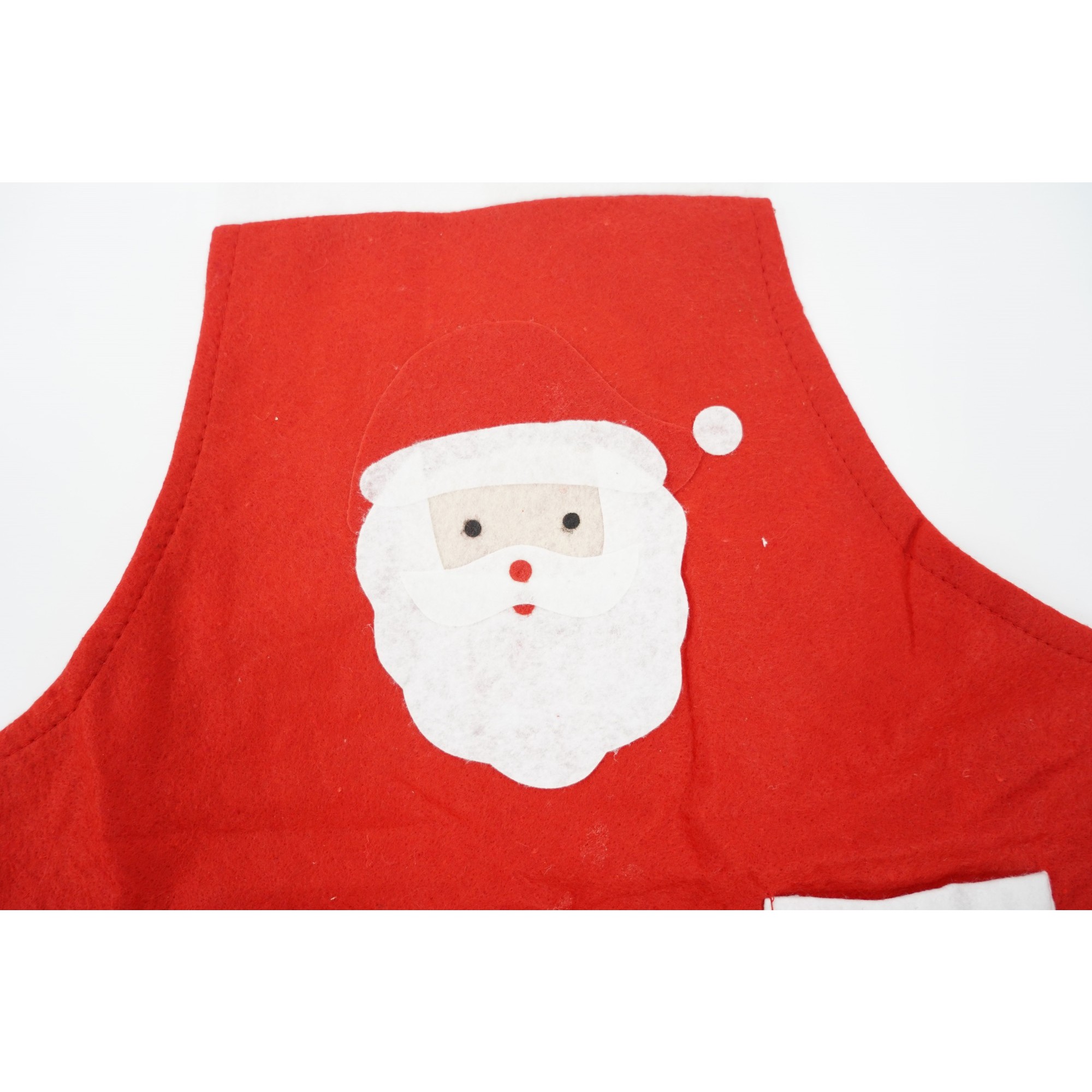 Sort Craciun, , cu model de Mos Craciun, rosu, pentru adulti, poliester [3]