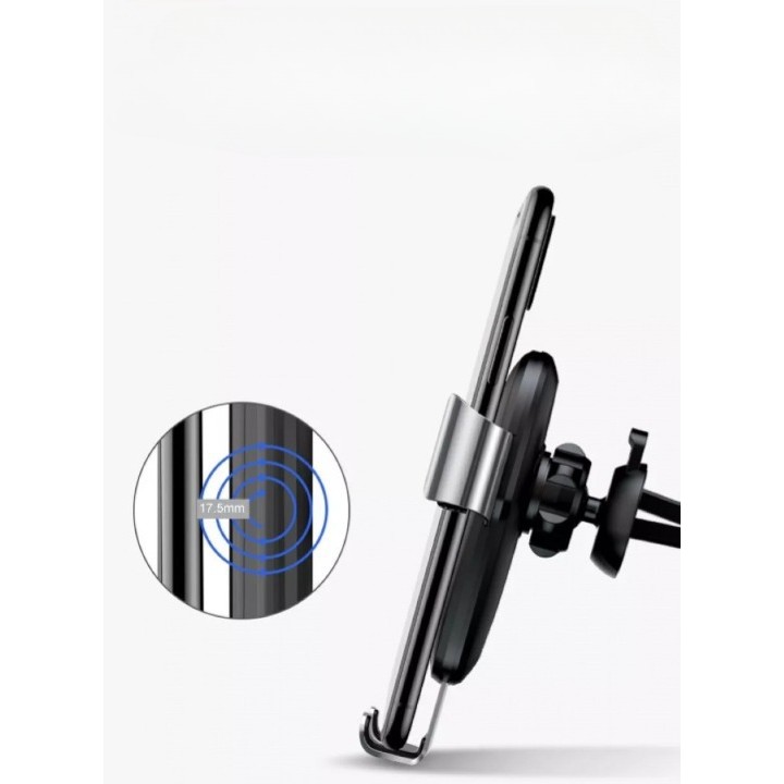 Suport auto cu incarcare wireless (inductie), Fast Charge WUW W2 negru [7]