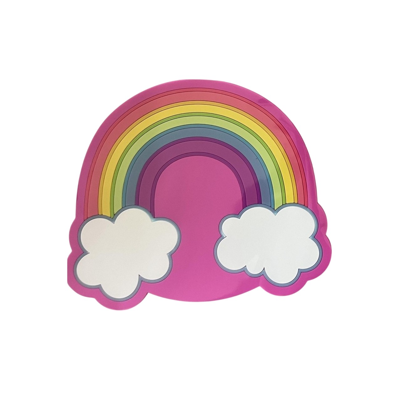 Accesorii Bucătărie - Suport pentru Pahar, , Model Curcubeu, din PVC, 18.5 x 18.5 cm, Rezistent la Caldura, Multicolor