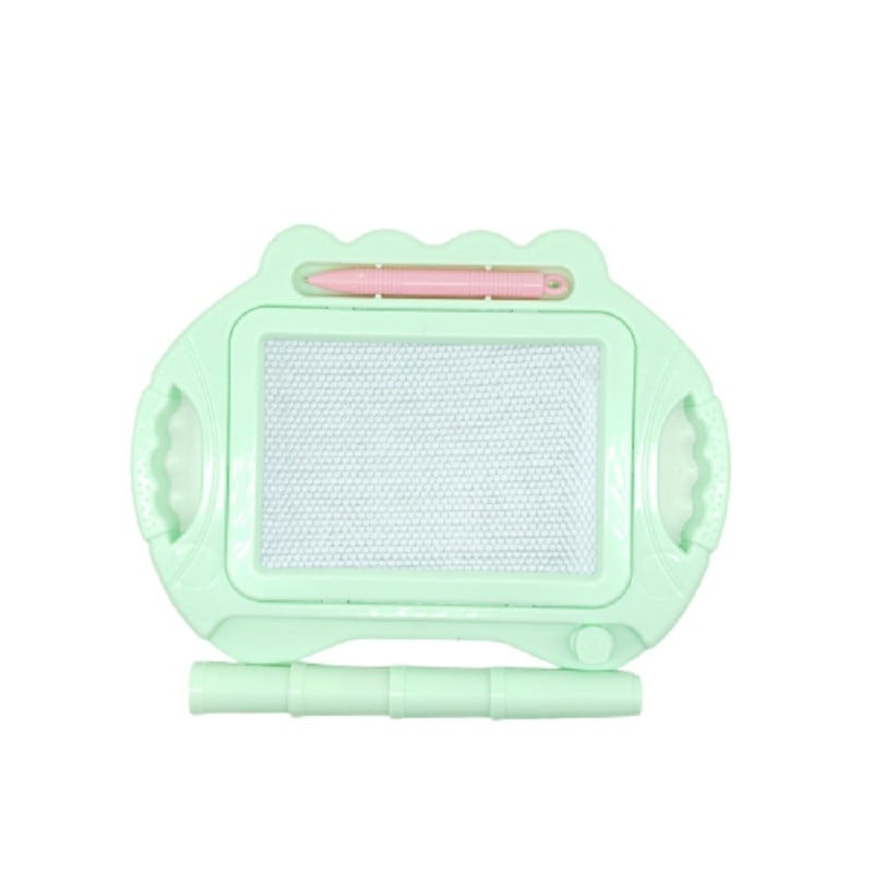 ✨TOATE PRODUSELE✨ - Tabla Magnetica pentru desen , Pix, forma dreptunghi, dimensiuni 23x17 cm, Dezvolta Creativitatea, cu picioare suport, Verde