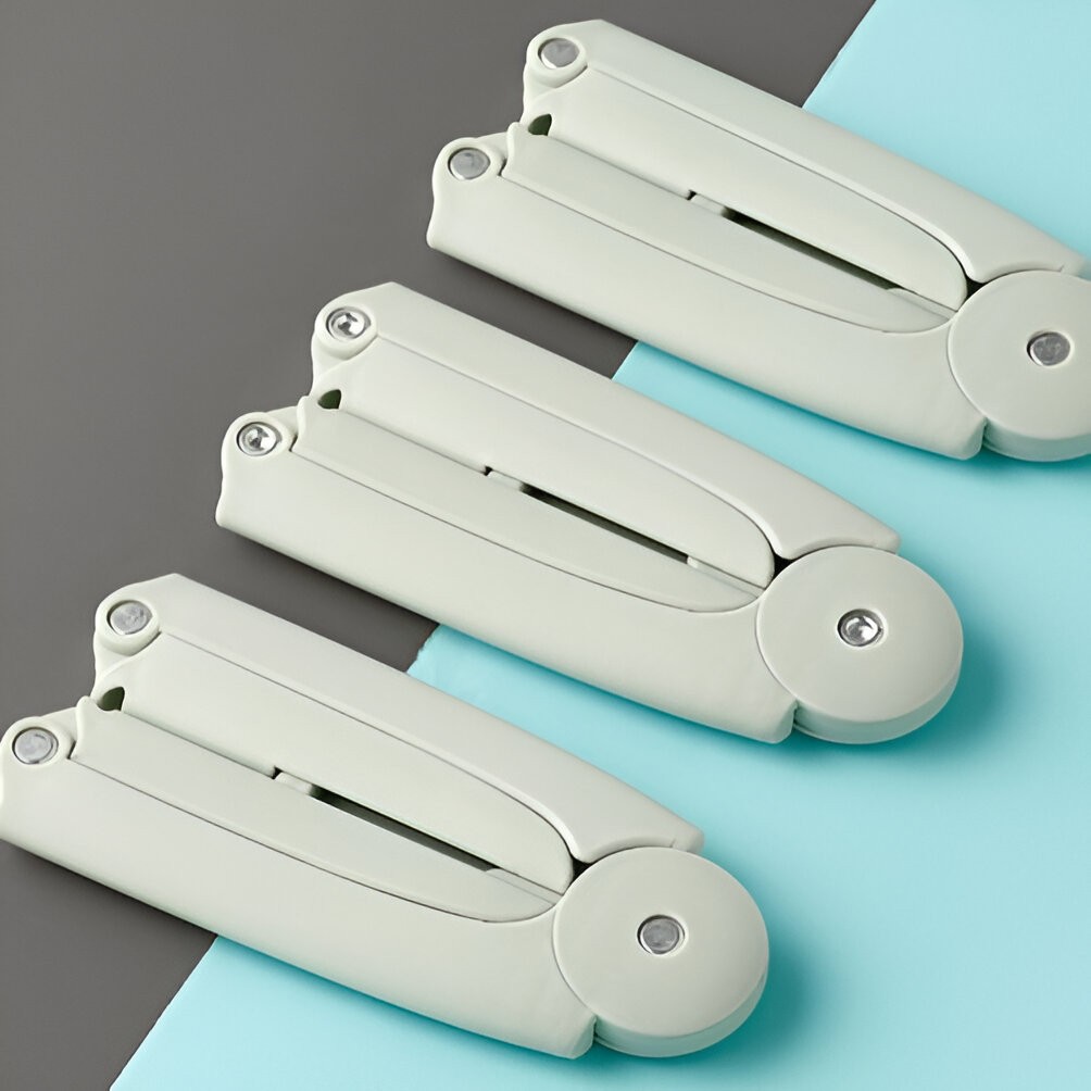 Umeras Pliabil de Calatorie, , Mini Cuier Portabil pentru Haine, Suport de Uscare, 14x7x1.4cm, Verde [2]