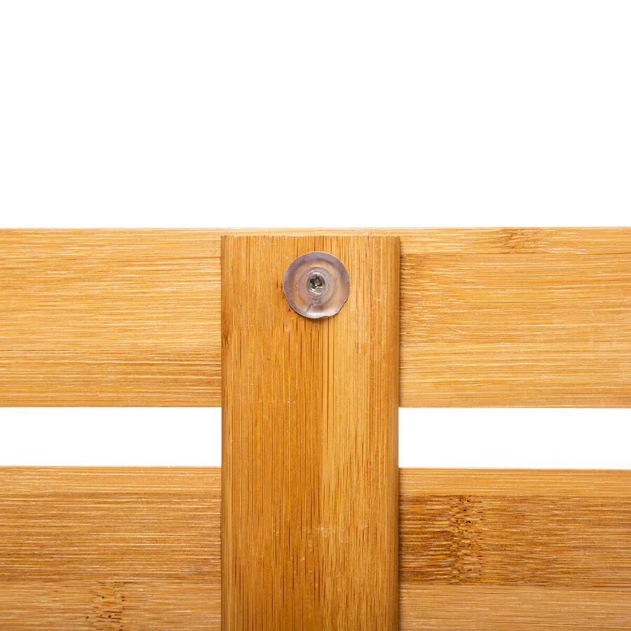 Gratar pentru dus 5Five Ilyan, din bambus, antiderapant, 68x50 cm, natur [4]