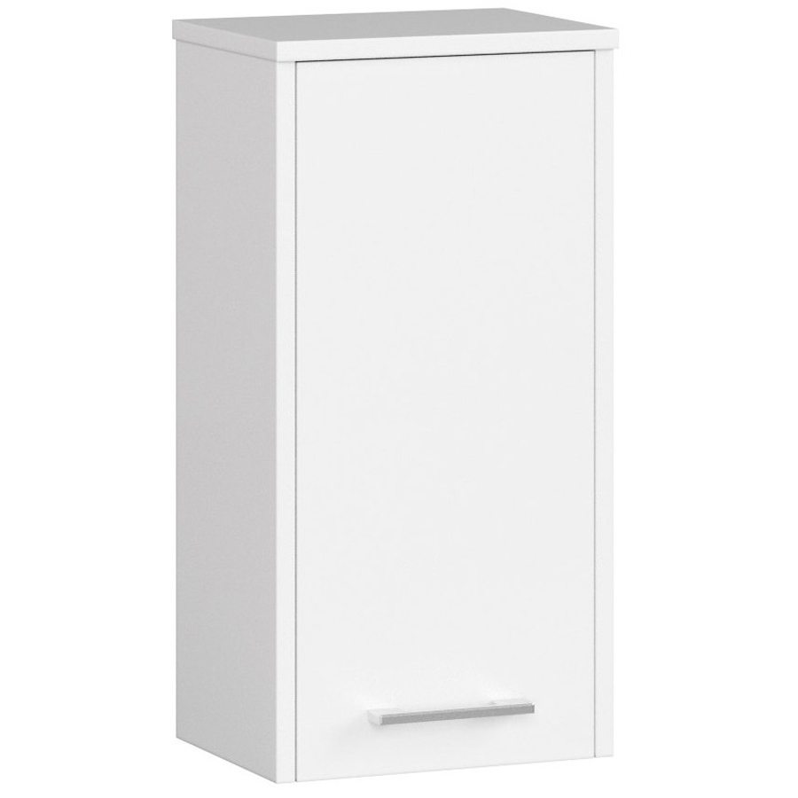 AKORD Mobilier - Dulap suspendat baie FIN cu 1 usa si raft interior, PAL laminat, 30x22x60 cm, alb