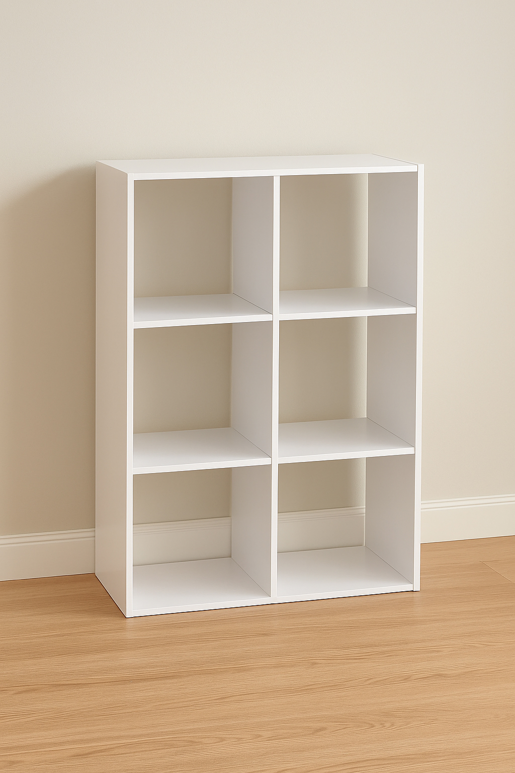 Biblioteca 5Five Mix n&apos;Modul, 6 compartimente, PAL, 68x32x101 cm, alb [2]