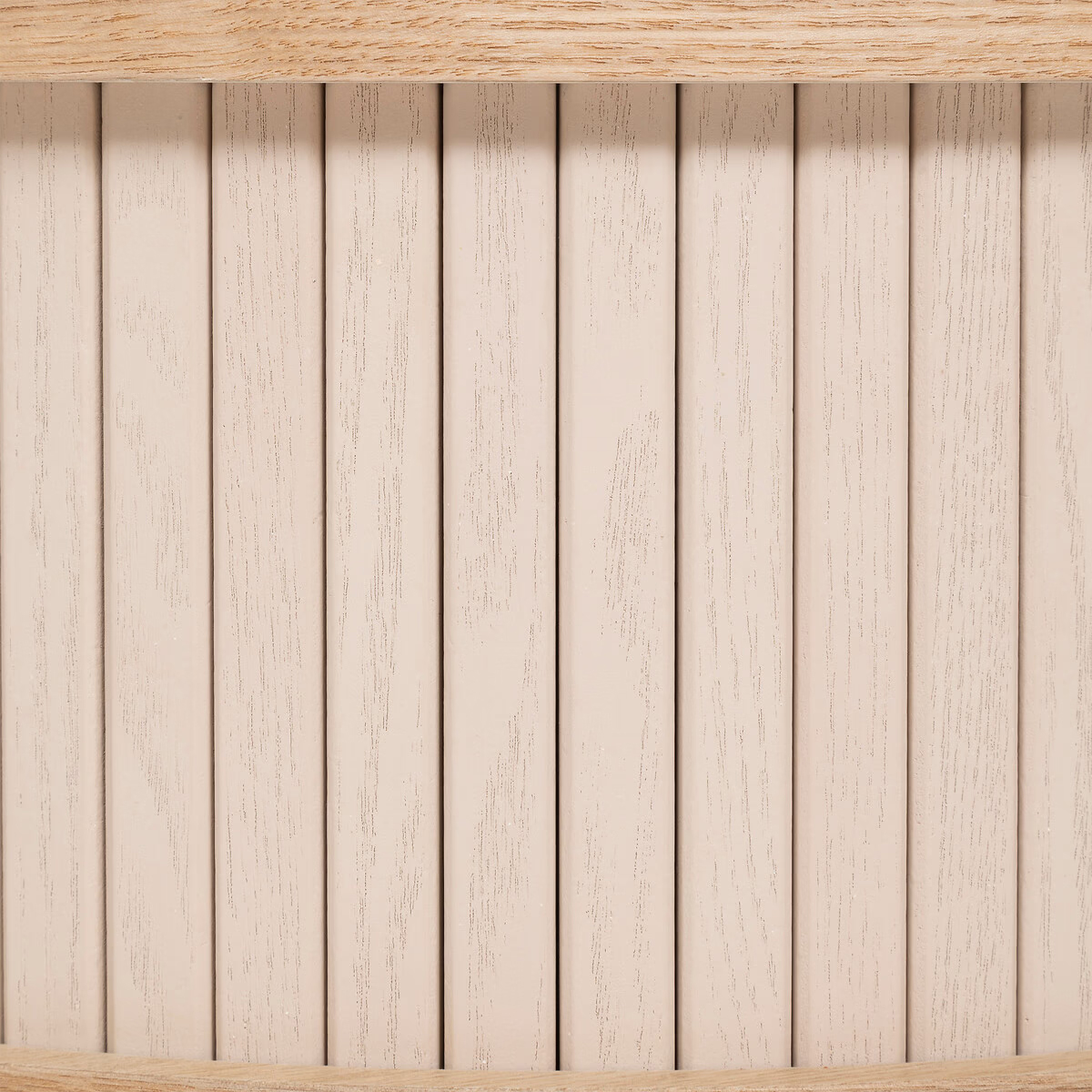 Noptiera rotunda Atmosphera Nysos cu 2 usi glisante si raft interior, 40x54 cm, crem natur [9]