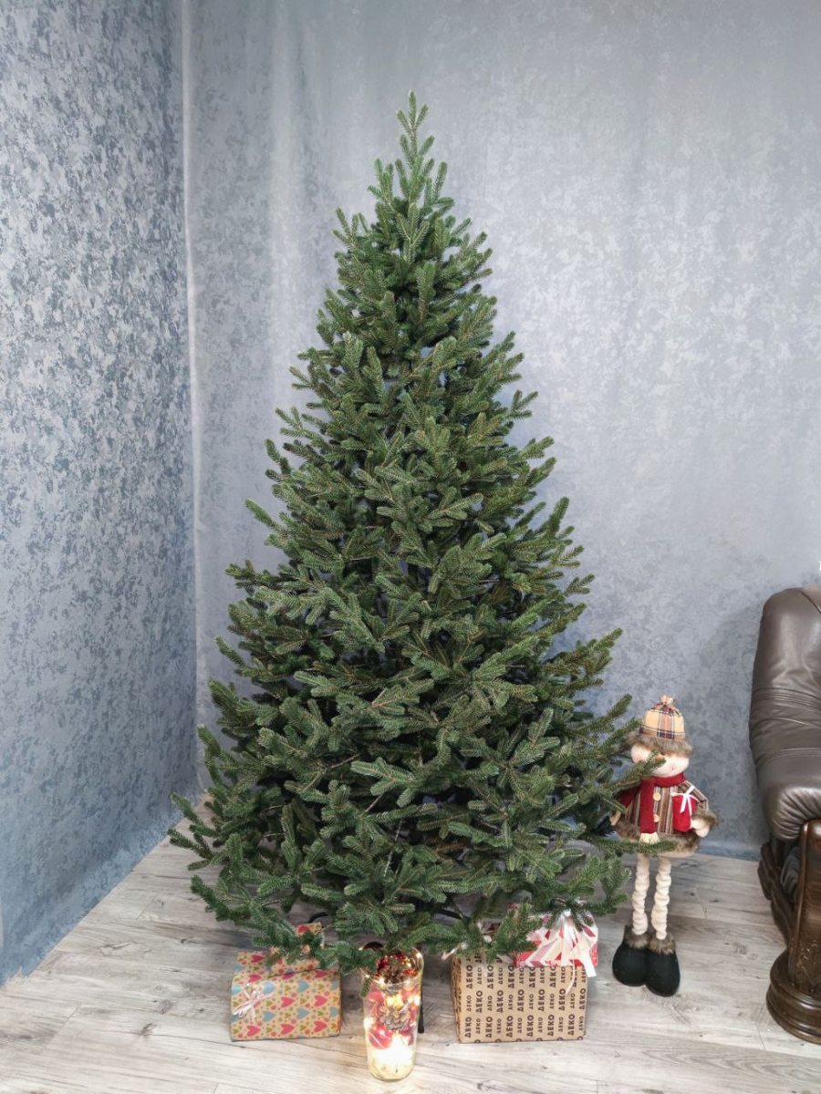 Brad artificial Christmas Deluxe by Sersimo, Viena verde, 3D, 210cm [8]