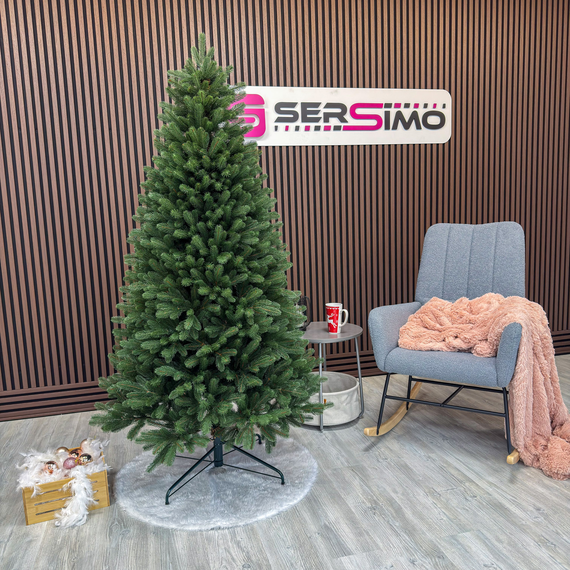 Brad artificial Sersimo, Viorisse Elite, verde, integral 3D, 190 cm [9]
