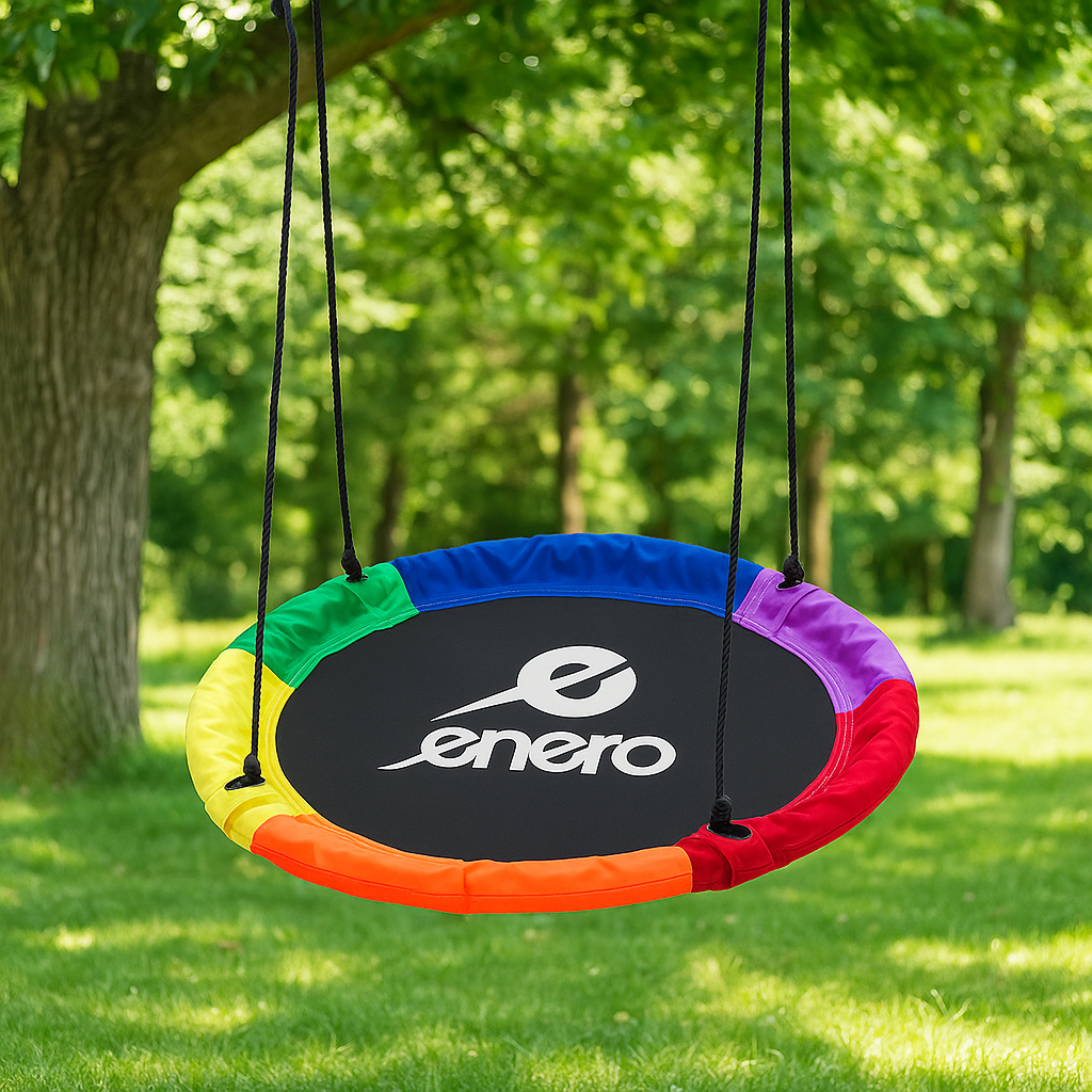 Leagan tip cuib, diametru XXL 110 cm, inaltime reglabila, maxim 150 kg, multicolor [2]