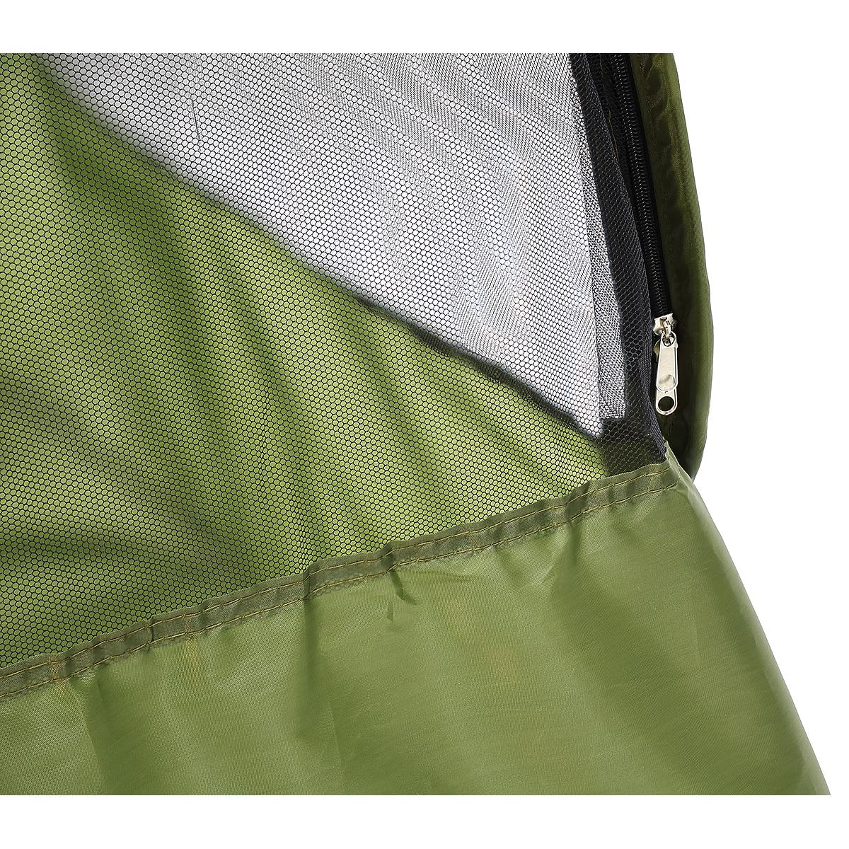 Cort cu plasa anti-insecte autoexpandabil, pentru plaja sau camping, 190x120x95 cm, verde [2]