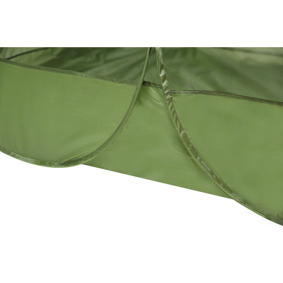 Cort cu plasa anti-insecte autoexpandabil, pentru plaja sau camping, 190x120x95 cm, verde [11]