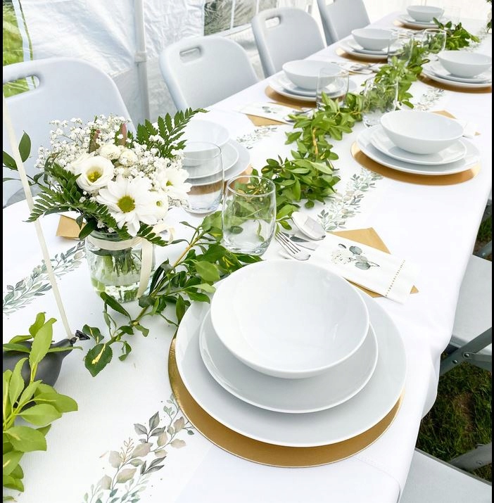 Scaun pliabil 54x46x86 cm, otel si HDPE, antiderapant, alb [2]