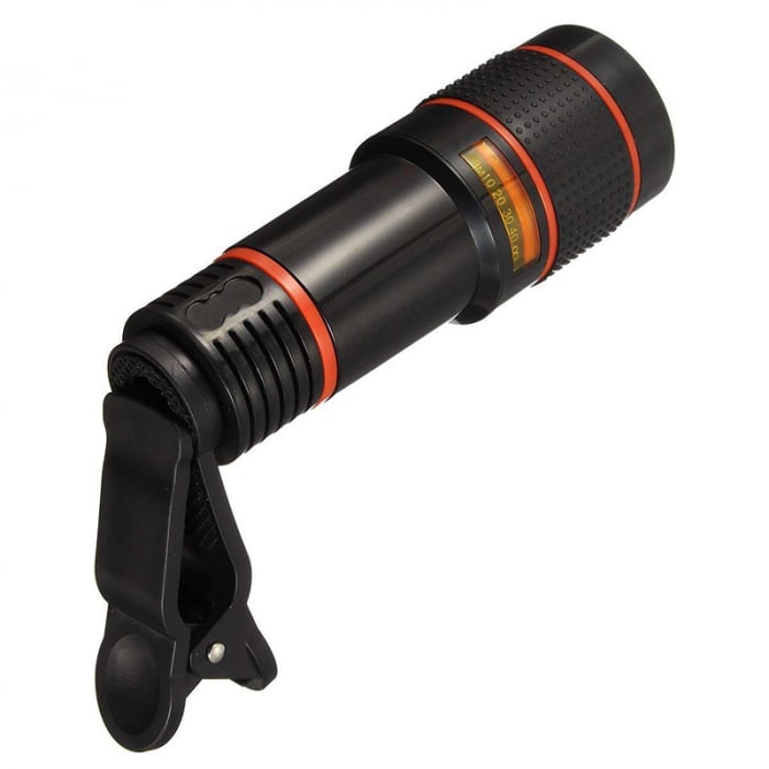 Lentila Optica Telescop Monoclu cu 12x Zoom, pentru Telefon [3]