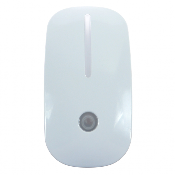 Lampa de Veghe cu Senzor de Lumina, tip Mouse pentru Priza, Lumina Alba, Consum Redus 1W, Universal, Alb [3]