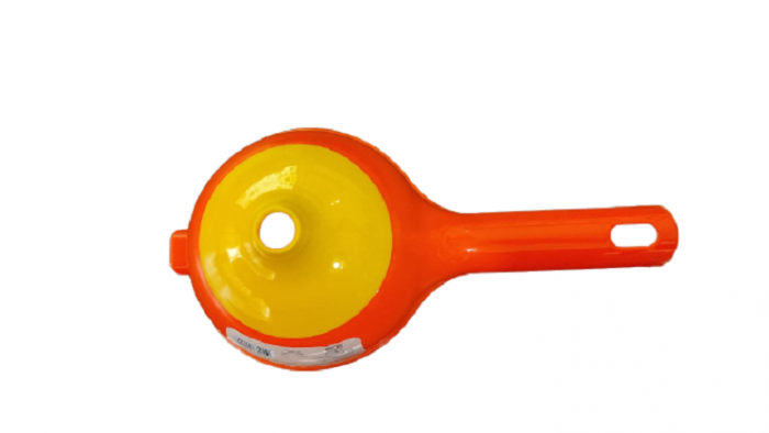 Planie 2in1 pentru Strecurat Ulei, Ceai sau Lichide, Sita Deasa, Plastic PVC, Portocaliu [2]