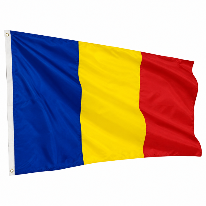 Steag Tricolor Romania din Poliester 90 x 150 cm, 80 g/mp, cu Sistem de Prindere - ORIGINAL DEALS [4]