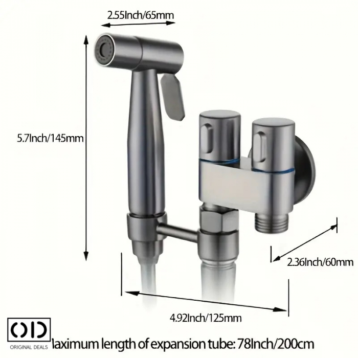 Adaptor Bideu Adaptor wc bideu Adaptor bideu pentru wc accesoriu pentru bideu robinet bideu cap de dus pentru bideu para dus pentru bideu set de dus pentru bideu baterie bideu pulverizator bideu [7]