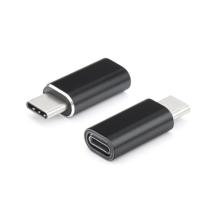 Adaptor Compatibil iPhone(mama) to Type-C(tata) 2,8 cm, , Negru [2]