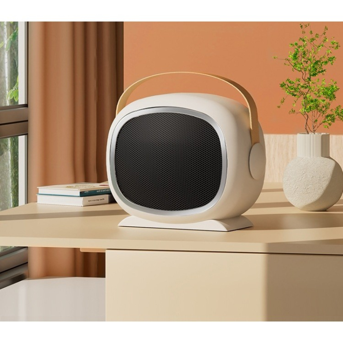 Aeroterma cu Incalzire Ceramica PTC, , din ABS, Oprire Automata, Protectie Supraincalzire, 700/1200W, 220V, 21 x 16 x 11 cm, Alb [5]