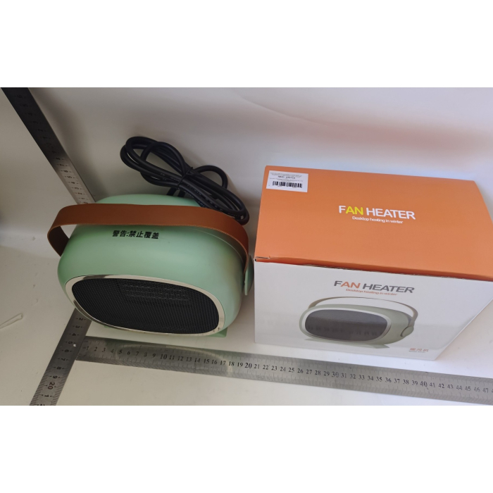 Aeroterma cu Incalzire Ceramica PTC, , din ABS, Oprire Automata, Protectie Supraincalzire, 700/1200W, 220V, 21 x 16 x 11 cm, Verde [5]