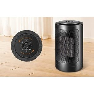 Aeroterma / Radiator ceramic PTC-1500K1, 1500 W, 2 trepte de putere, termostat reglabil, Negru [5]