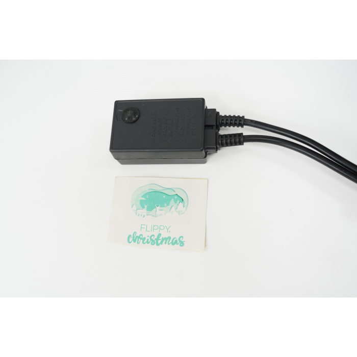 Alimentator furtun luminos, rezista pana la 50 m, , 8 jocuri de lumini, fir negru [4]