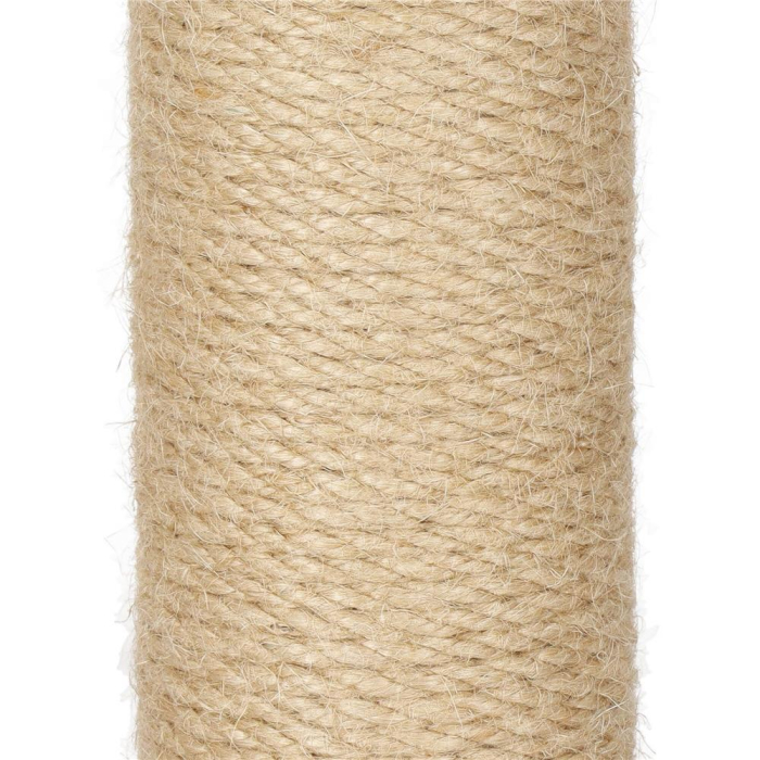 Ansamblu de joaca pentru pisici, cu loc pentru zgariat si sfoara, 103cm, gri [5]