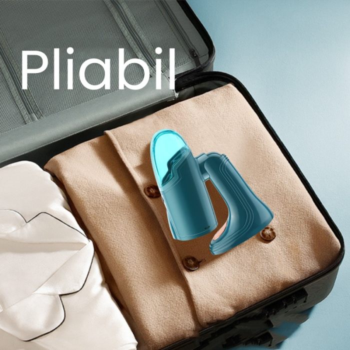 Aparat de Calcat Haine, , Aparat Portabil pentru Calcat Haine, Perfect pentru Calatorii, 20 x 10.5 x 8.7 cm, 1500 W, 220 V, Turcoaz [3]