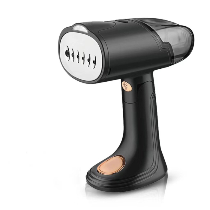 Aparat de Calcat Vertical Portabil cu Abur, , Putere 1500W, Rezervor Detasabil de 138ml, Priza, Functie Anti Calcar si Auto Curatare, Pliabil, cu Perie, 20x10.5x8 cm, Negru [9]