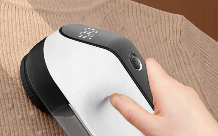 Aparat de curatat scame, 3 trepte, afisaj LCD, incarcare USB, pentru toate tipurile de tesaturi [10]