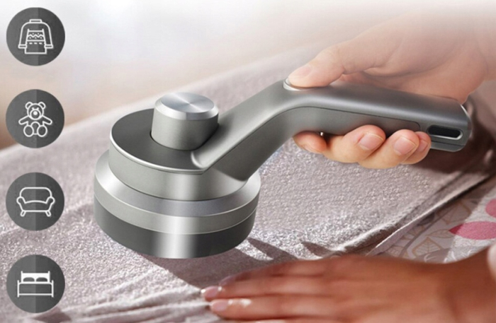 Aparat de curatat scame, 3 trepte, afisaj LCD, incarcare USB, pentru toate tipurile tesaturi [8]