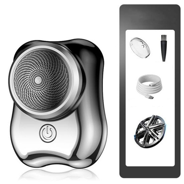 Aparat de Ras Electric, , Portabil, Incarcare USB Type-C, Autonomie >60 min, 6.5 x 4.5 x 4 cm, 5V, 3.7W, Negru [5]