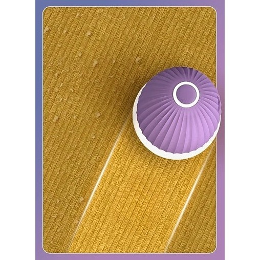 Aparat de Scame 2 in 1, , Curatare Haine si Lampa de Veghe, 3 Trepte, Incarcare Tip C, 4 W, 9 x 10 cm, Mov [3]