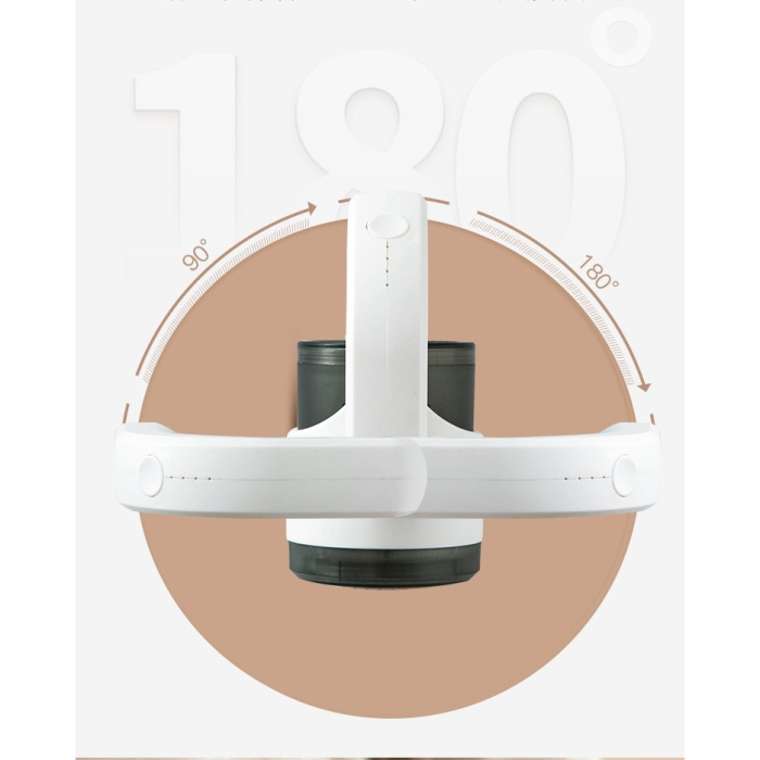 Aparat Pentru Curatat Scame, Par Si Praf, , cu LED, Pentru Diferite Tipuri De Material, Cu Lame Din Otel Inoxidabil, Compartiment de Depozitare, Maner Reglabil, 11x10.5x8.7 cm, Alb [9]