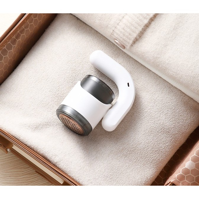 Aparat Pentru Curatat Scame, Par Si Praf, , cu LED, Pentru Diferite Tipuri De Material, Cu Lame Din Otel Inoxidabil, Compartiment de Depozitare, Maner Reglabil, 11x10.5x8.7 cm, Alb [6]