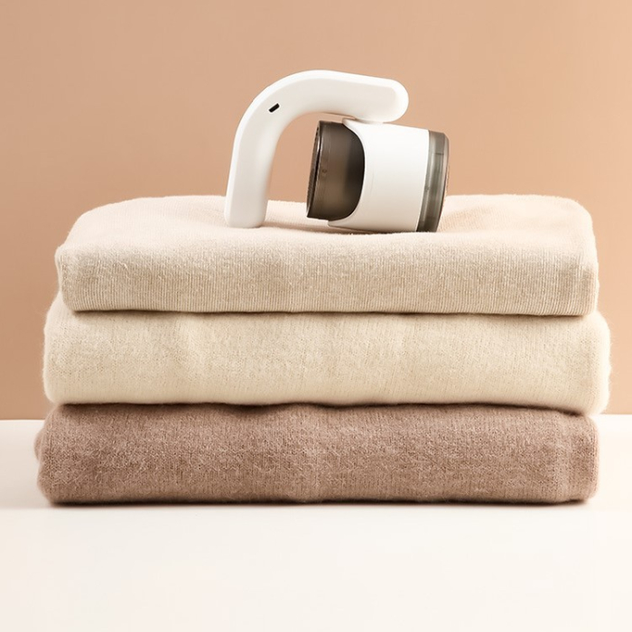 Aparat Pentru Curatat Scame, Par Si Praf, , cu LED, Pentru Diferite Tipuri De Material, Cu Lame Din Otel Inoxidabil, Compartiment de Depozitare, Maner Reglabil, 11x10.5x8.7 cm, Alb [15]