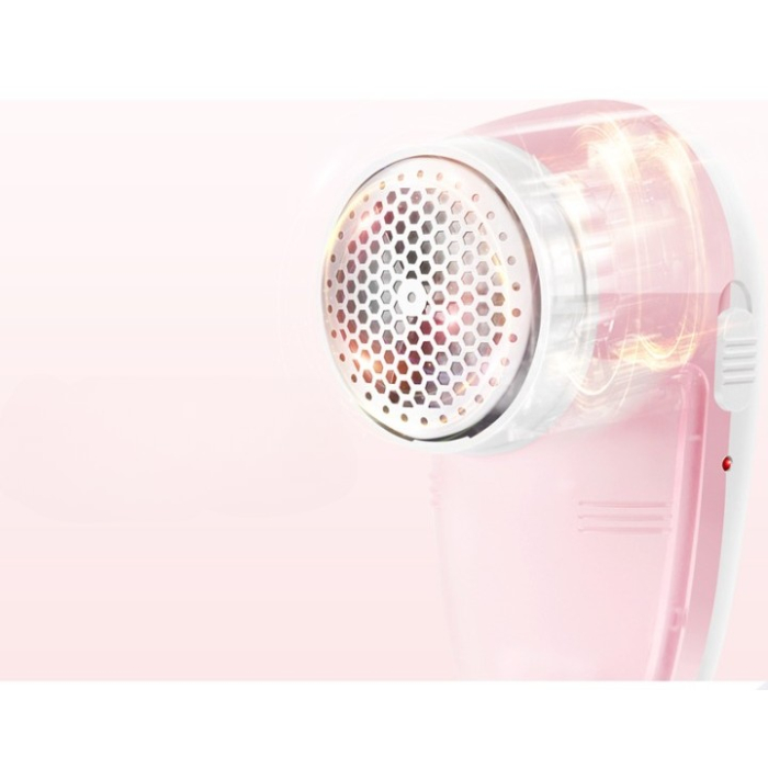 Aparat Pentru Curatat Scame, Par Si Praf, , Pentru Diferite Tipuri De Material, Cu Lame Din Otel Inoxidabil, Incarcare Prin USB Type-C, Cu Perie De Curatare si Cablu USB Incluse, 13x7 cm, Roz [3]