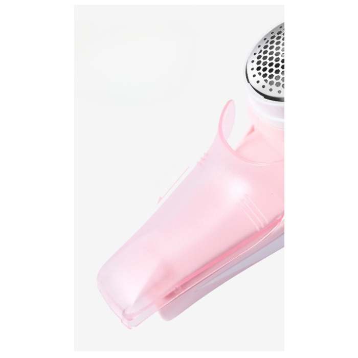 Aparat Pentru Curatat Scame, Par Si Praf, , Pentru Diferite Tipuri De Material, Cu Lame Din Otel Inoxidabil, Incarcare Prin USB Type-C, Cu Perie De Curatare si Cablu USB Incluse, 13.5x9 cm, Roz [4]