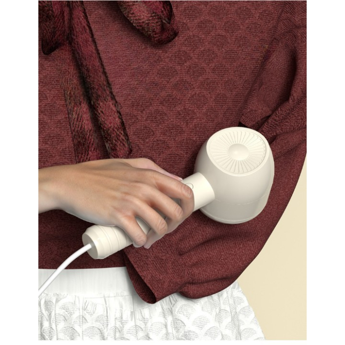 Aparat Pentru Curatat Scame, Par Si Praf, , Pentru Diferite Tipuri De Material, Cu Lame Din Otel Inoxidabil, Incarcare Prin USB Type-C, Cu Perie De Curatare, Cablu USB Si Stick Cu Lipici Incluse, Alb, 220 x 86 mm [4]