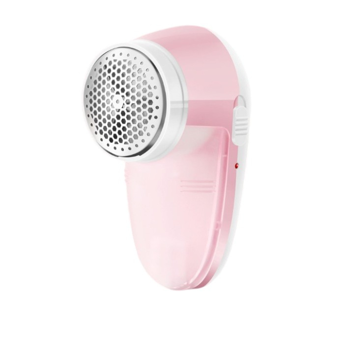 Aparat Pentru Curatat Scame, Par Si Praf, , Pentru Diferite Tipuri De Material, Cu Lame Din Otel Inoxidabil, Incarcare Prin USB Type-C, Cu Perie De Curatare si Cablu USB Incluse, 13x7 cm, Roz [1]