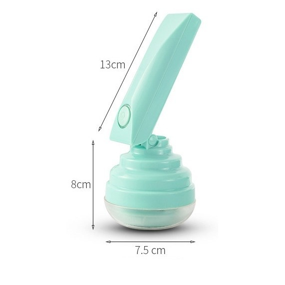 Aparat Pentru Curatat Scame, Par Si Praf, , Trimmer pentru Diferite Tipuri De Material, Cu Lame Din Otel Inoxidabil, Maner Flexibil, Incarcare Prin USB, 13x8 cm, Verde [6]