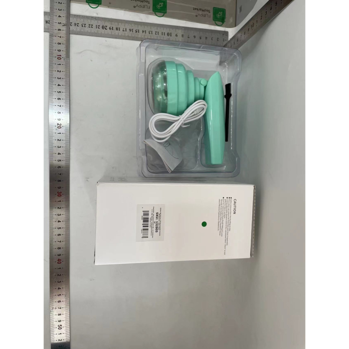 Aparat Pentru Curatat Scame, Par Si Praf, , Trimmer pentru Diferite Tipuri De Material, Cu Lame Din Otel Inoxidabil, Maner Flexibil, Incarcare Prin USB, 13x8 cm, Verde [2]