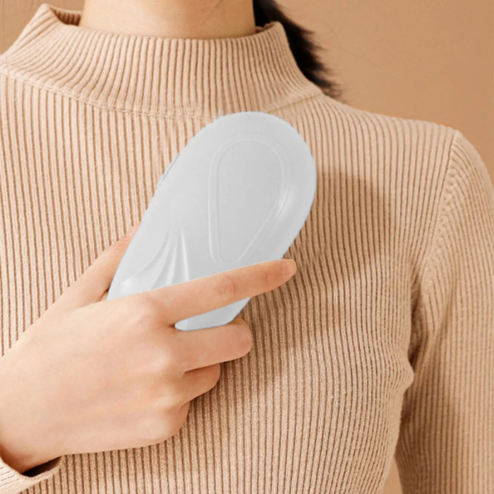 Aparat Scame si Par Haine, , Electric, USB inclus, Periuta Curatare, pentru Diferite Tesaturi, 13 x 6.8 x 5.8 cm, Alb [2]