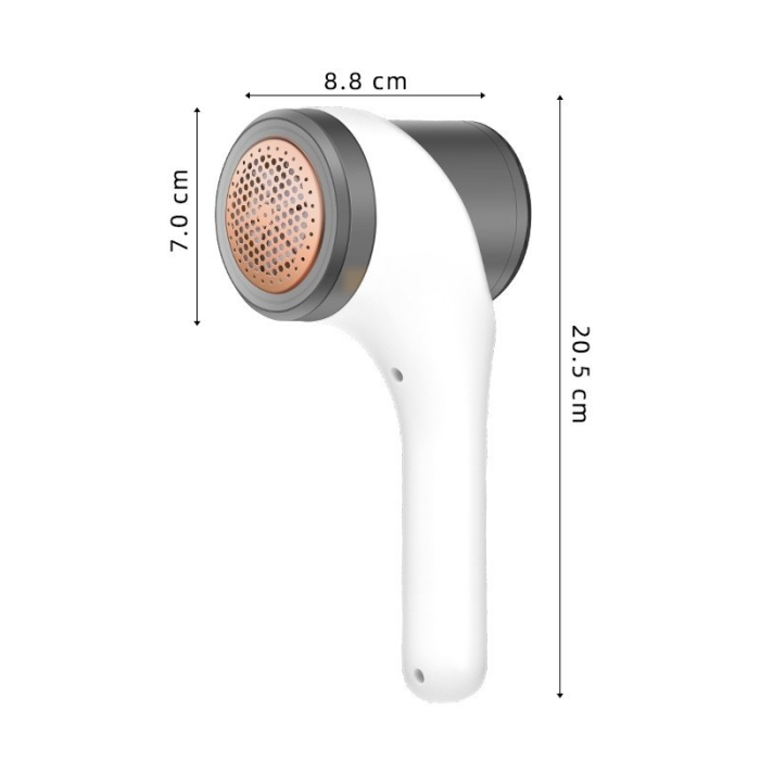 Aparat Scame si Par Haine, , Electric, USB inclus, Periuta Curatare, pentru Diferite Tesaturi, 3 Trepte, 20.5 x 8.8 x 7 cm, Alb [4]