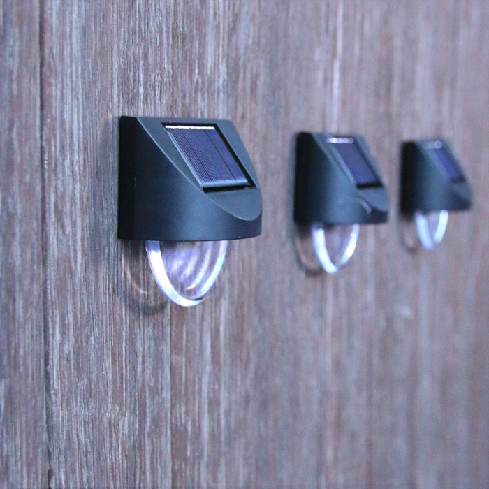 Aplica solara LED , ABS/Policarbonat, rezistent la apa IP65, 1 LED, pentru gradina, casa, balcon, terasa, 1.2V, 600mah, 8.8 x 8.5 cm, alb rece [6]