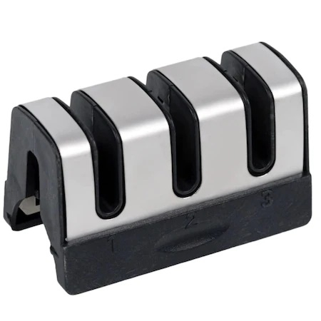 Ascutitor pentru Cutite si Satare cu 3 Tipuri de Ascutire si Maner si Suprafata Antialunecare, Profesional, Original Deals® [14]