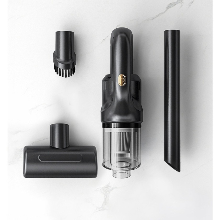 Aspirator Portabil fara Fir, , Incarcare USB, Pentru Casa si Masina, Autonomie 45 min, Negru [7]