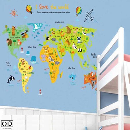 Harta Animata a Lumii Sticker Educativ [8]