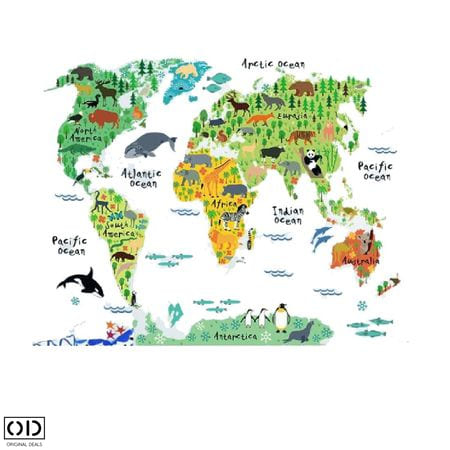 Harta Animata a Lumii Sticker Educativ [10]