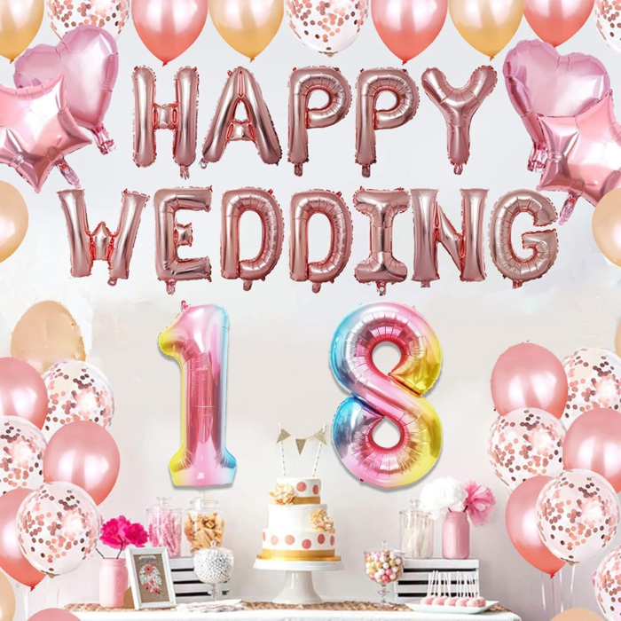 Balon din Folie Metalizata Gradient , Figurina Cifra, Tema Aniversare 100 cm, Ambalaj Individual, Pai inclus, Umflare cu Aer sau Heliu, Multicolor, Cifra 8 [4]