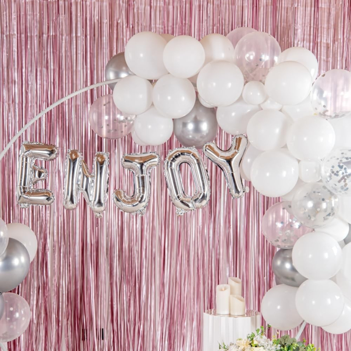 Balon Folie Metalizata Litera J, , 80 cm, Umflati cu Heliu sau Aer, Ambalaj Individual, Pai inclus, Argintiu [2]